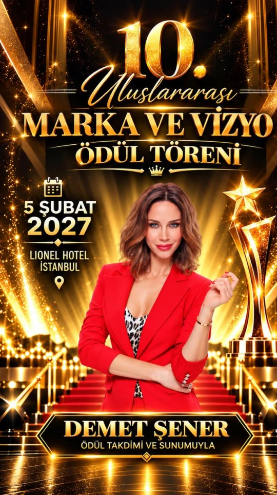 Demet Şener — ödül takdimi ve sunumuyla