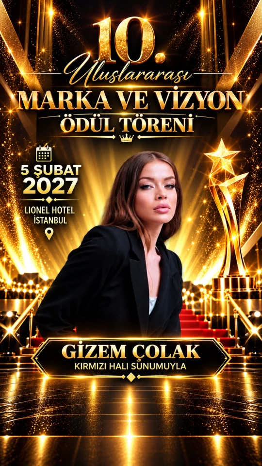 Gizem Çolak — kırmızı halı sunumuyla