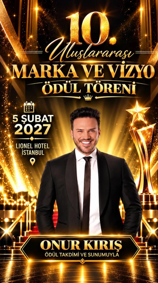 Onur Kırış — ödül takdimi ve sunumuyla